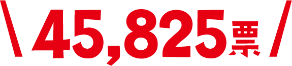45,825票